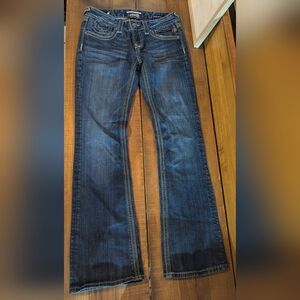 Be‎ Rock Los Angeles For Express, Barely Boot, Women 6R Jeans Embroidery